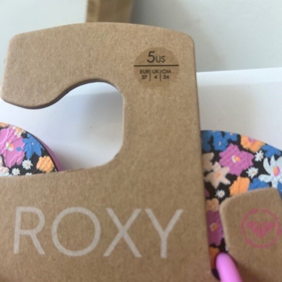Girls Roxy Flip Flops - Picture 2 of 2